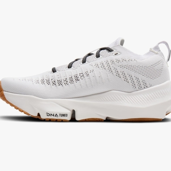 Brooks Men’s Glycerin Flex Neutral Running Brooks White and Black Athletic Shoes - Picture 7 of 9